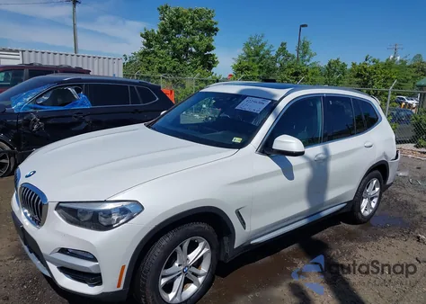 2019 BMW X3 xDrive30I из США, поврежденный, VIN 5UXTR9C5XKLD90591